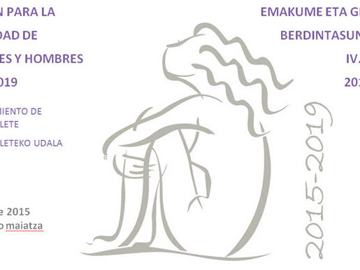 IV Plan para la Igualdad de Mujeres y Hombres 2015-2019. Ayuntamiento de Portugalete - portada