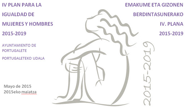 IV Plan para la Igualdad de Mujeres y Hombres 2015-2019. Ayuntamiento de Portugalete - portada