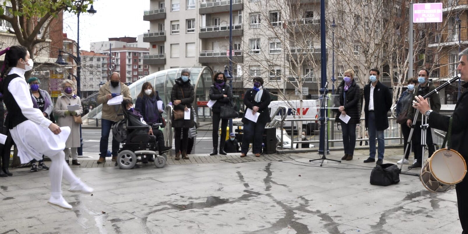 Inauguración Plaza 8 DE MARZO portugalete Inauguración Plaza 8 DE MARZO portugalete